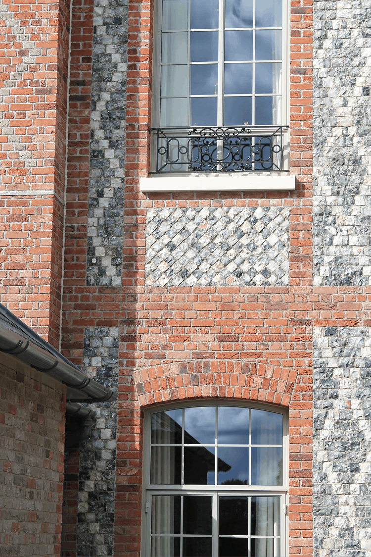 Normandy style flint detailing
